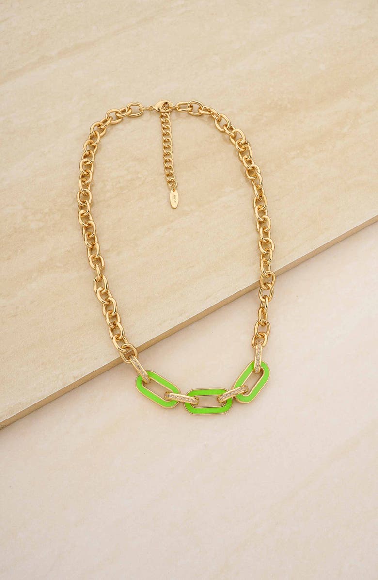 Ettika Chunky Chain Necklace, Alternate, color, 