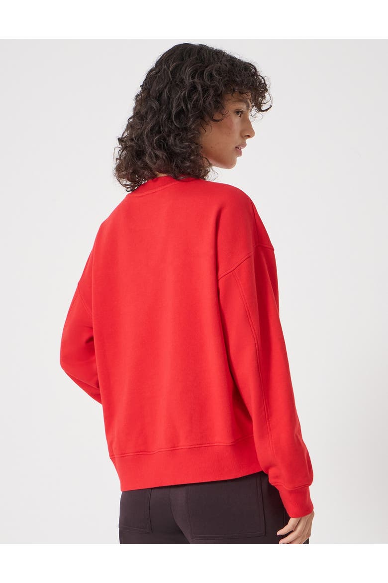 Collegiate 03 Graphic Sweatshirt, Alternate, color, Bright Red