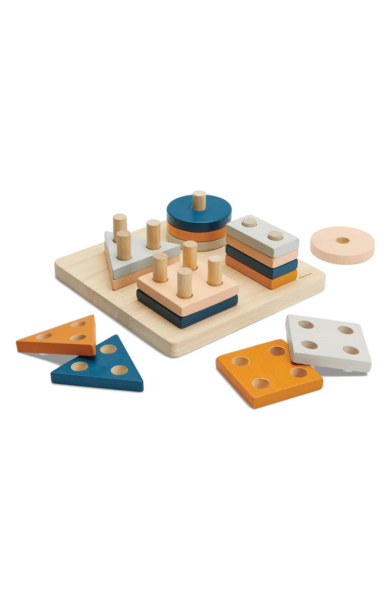 PlanToys<sup>®</sup> Geometric Sorting Board - Orchard, Main, color, Assorted