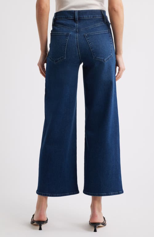 Frame Le Pixie High Waist Slim Palazzo Jeans In Blue