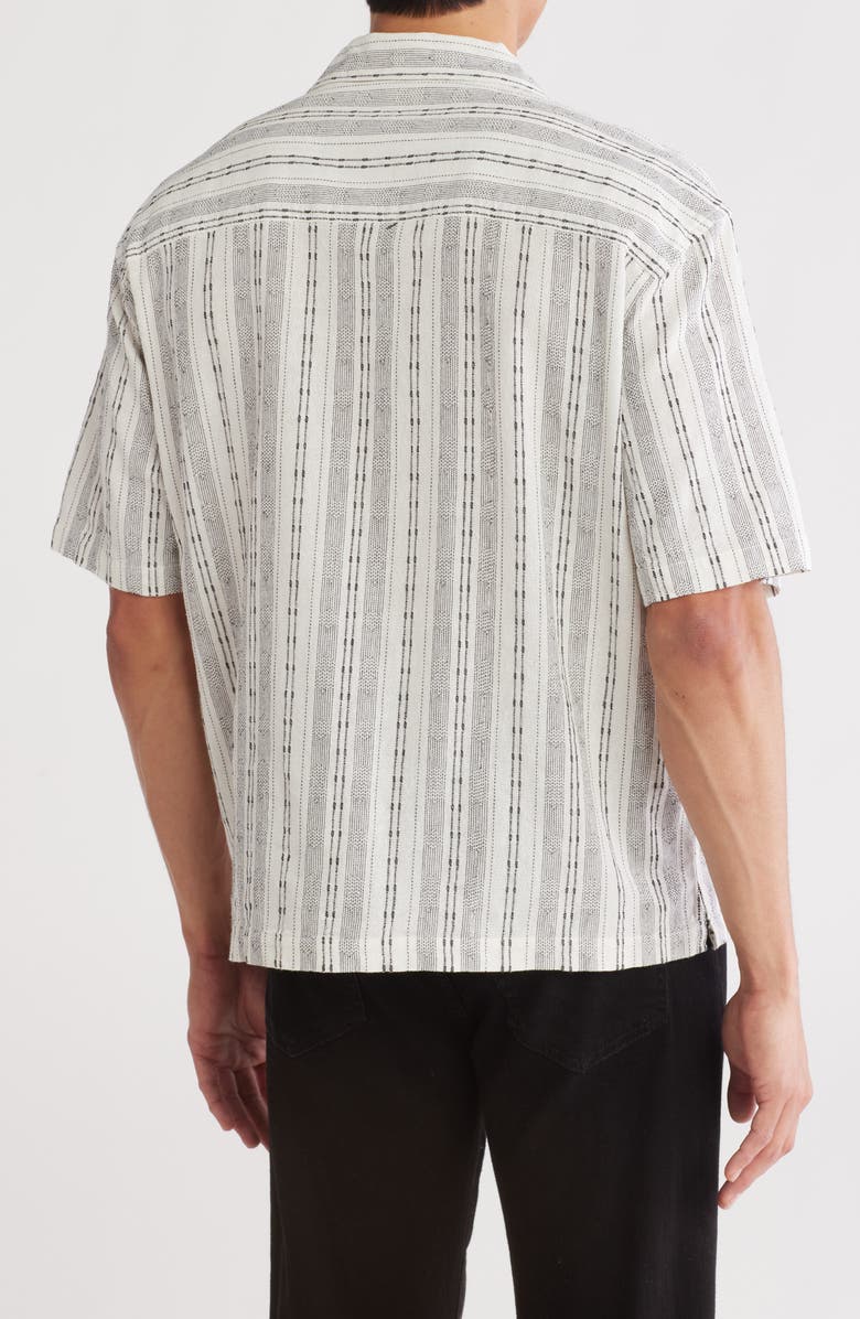 Civil Society Buka Boxy Crop Camp Shirt, Alternate, color, 