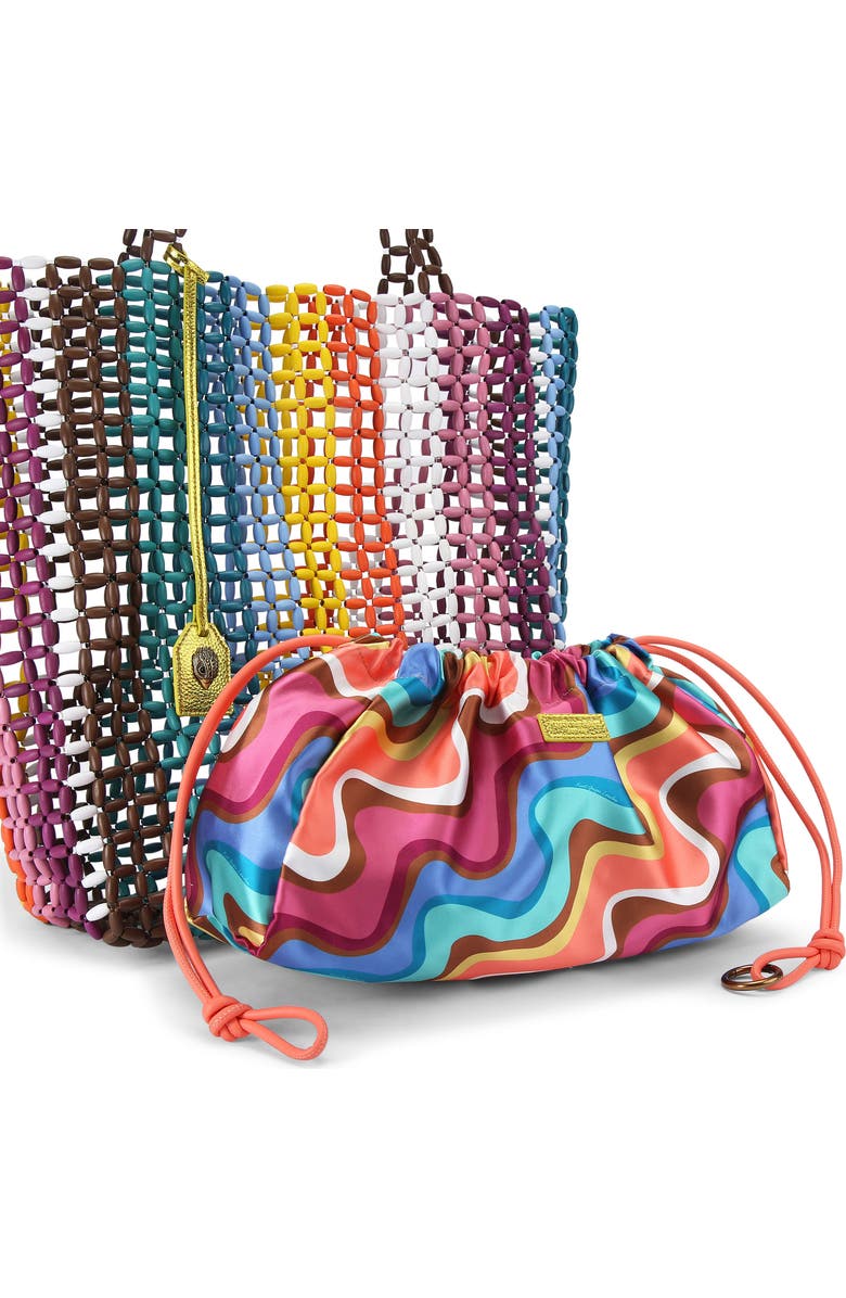 Kurt Geiger London Kensington Rainbow Beaded Shopper, Alternate, color,
