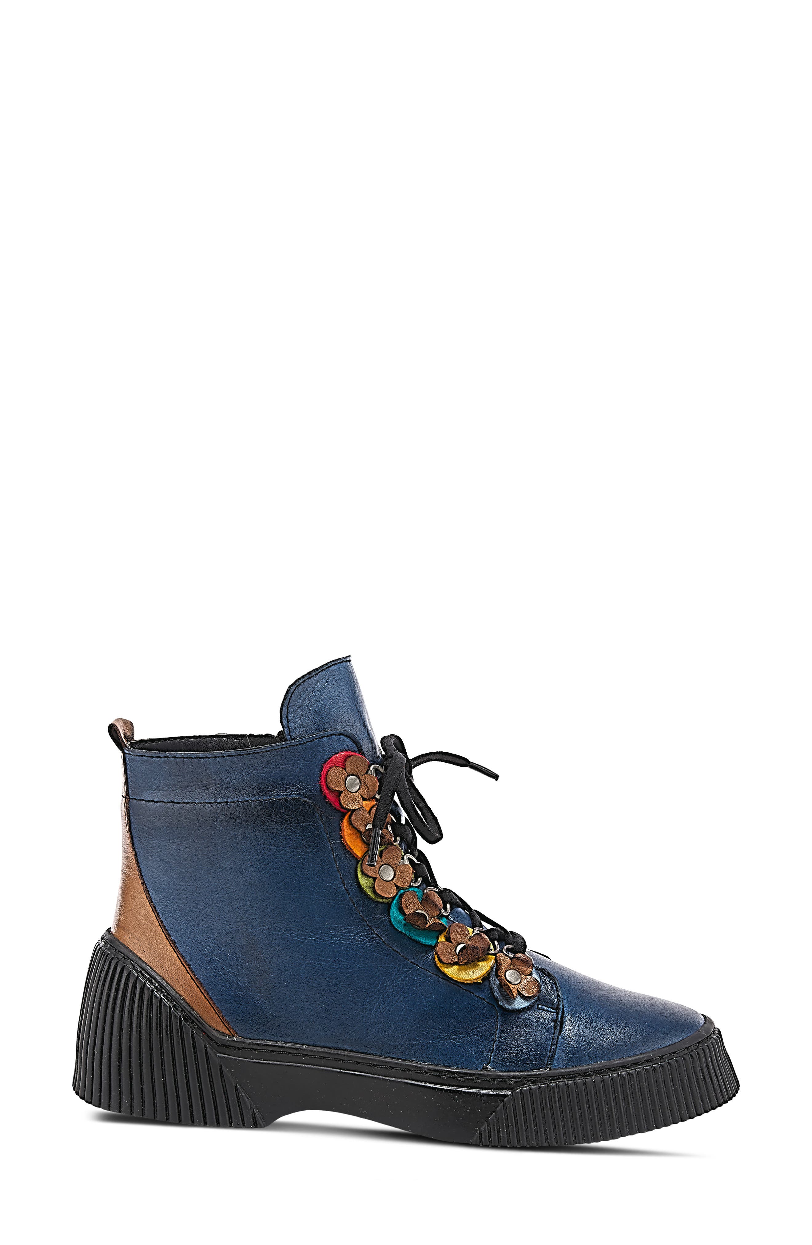 Spring Step Yeba Bootie, Alternate, color, Blue Multi