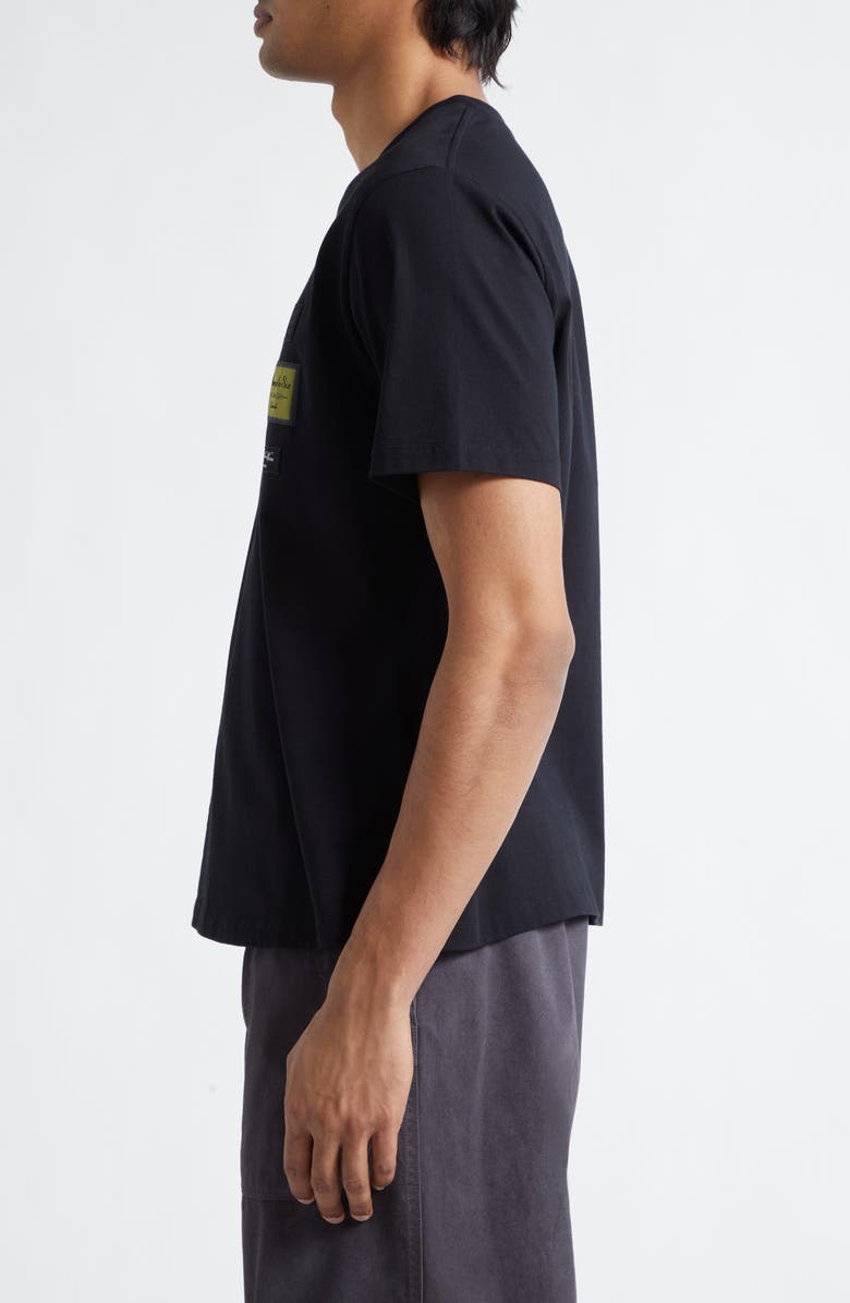 MM6 Maison Margiela Reversed Cotton T-Shirt, Alternate, color, Black