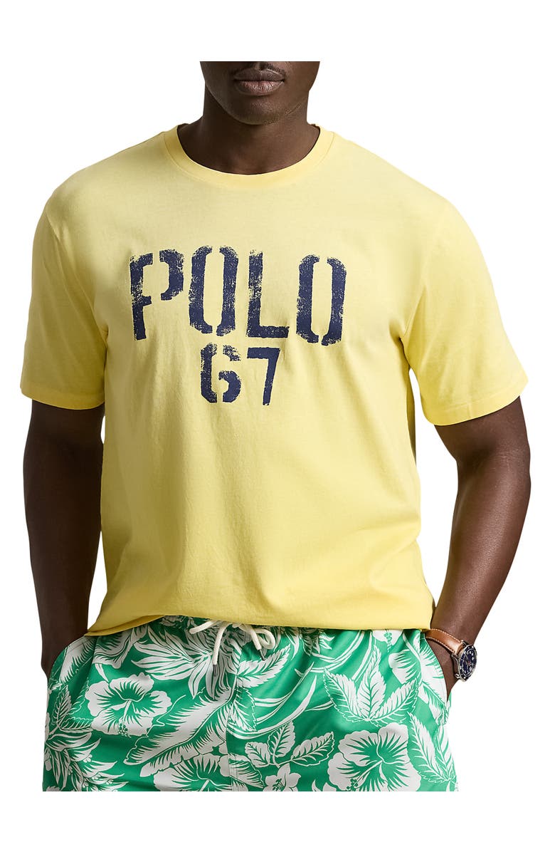 Polo Ralph Lauren Big & Tall Polo 67 Graphic Tee, Main, color, Resort Gold