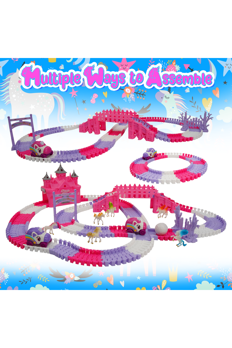 Unicorn Speedway Tracks  - 252pc, Alternate, color, Multi Color