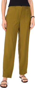 Halogen® Patch Pocket Straight Leg Pants