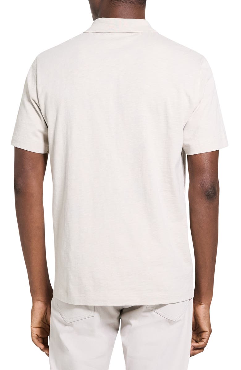 Theory Bron D. Cosmos Polo, Alternate, color, Silver Cloud