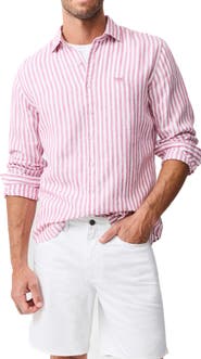 Rodd & Gunn Seadown Original Fit Stripe Linen Button-Up Shirt