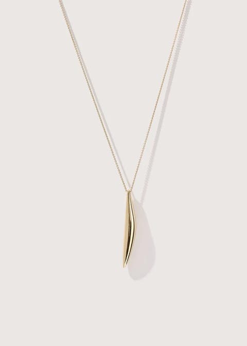 14kt Gold Cinder Necklace