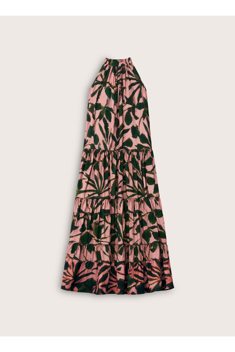 Anouk printed Sleeveless Maxi dress, Alternate, color, Pink Palm Print