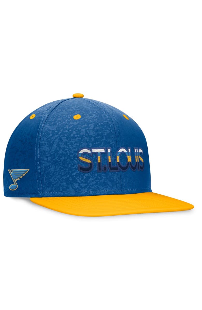 FANATICS Men's Fanatics Branded Blue/Gold St. Louis Blues Authentic Pro Alternate Jersey Snapback Hat, Main, color, Blue