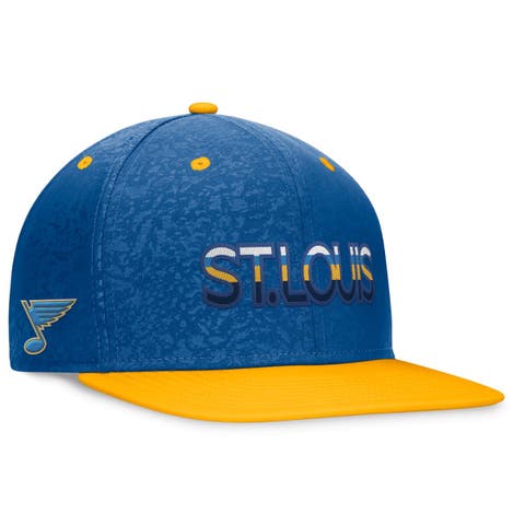 Men's Fanatics Branded Blue/Gold St. Louis Blues Authentic Pro Alternate Jersey Snapback Hat