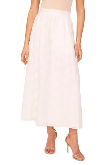 Vince Camuto A-line Skirt In White