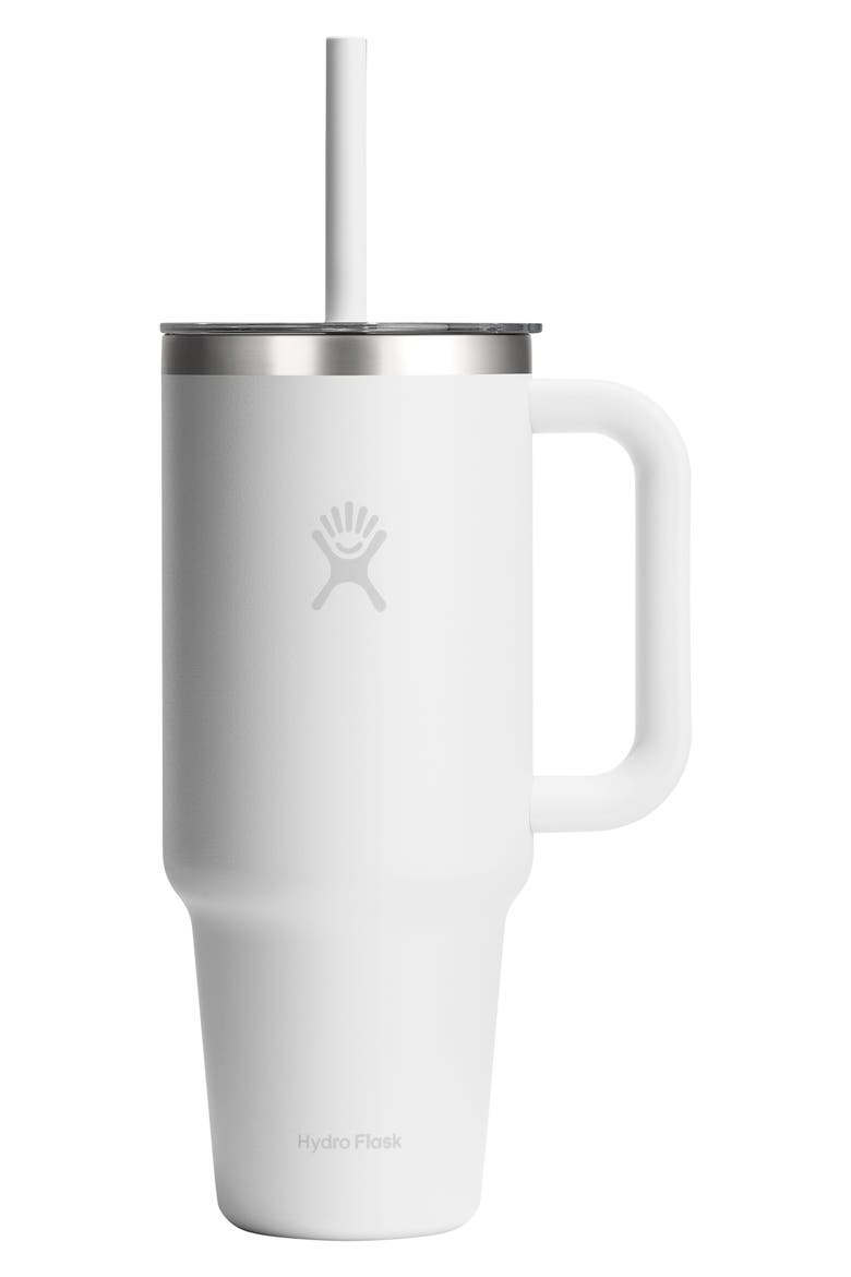40-Ounce Travel Tumbler, Main, color, WHITE