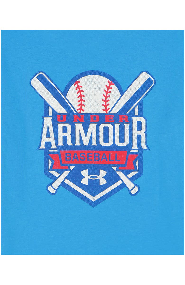 Under Armour Kids' Baseball Logo Graphic T-Shirt & Shorts Set, Alternate, color, Capri