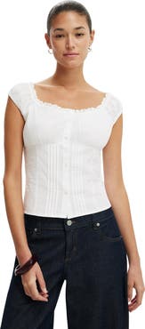 Cotton On Women's Jamie Off Shoulder Top
