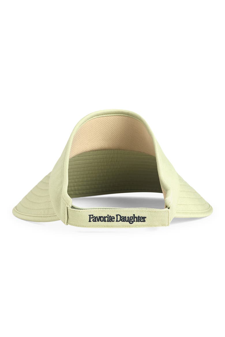 Wide Brim Twill Visor, Alternate, color, LIGHT SAGE