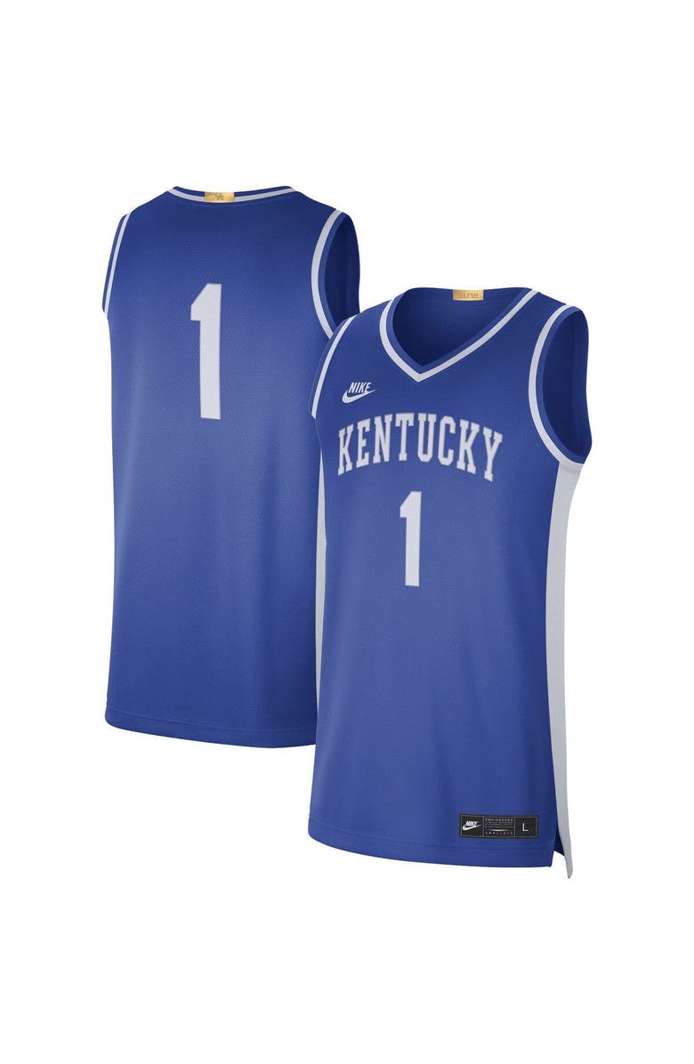 Nike Men's Nike #1 Royal Kentucky Wildcats Limited Retro Jersey, Main, color, Royal