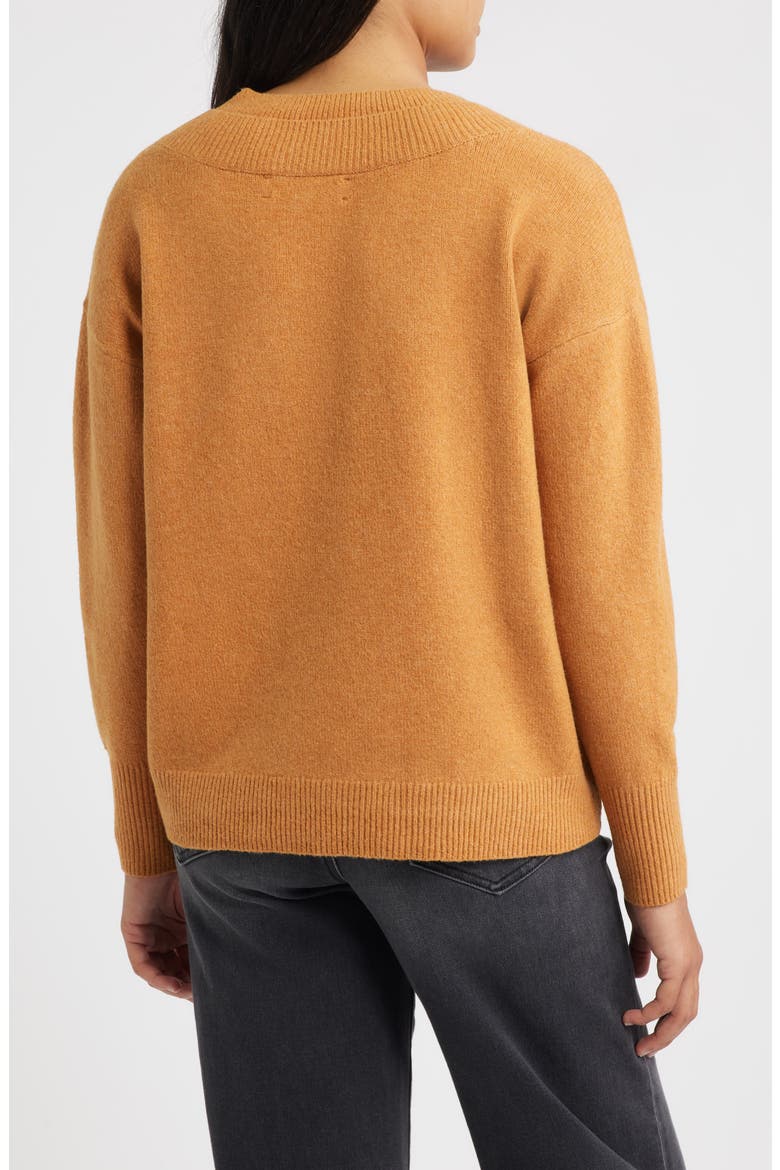 Cite' Long Sleeve Sweater, Alternate, color, COGNAC