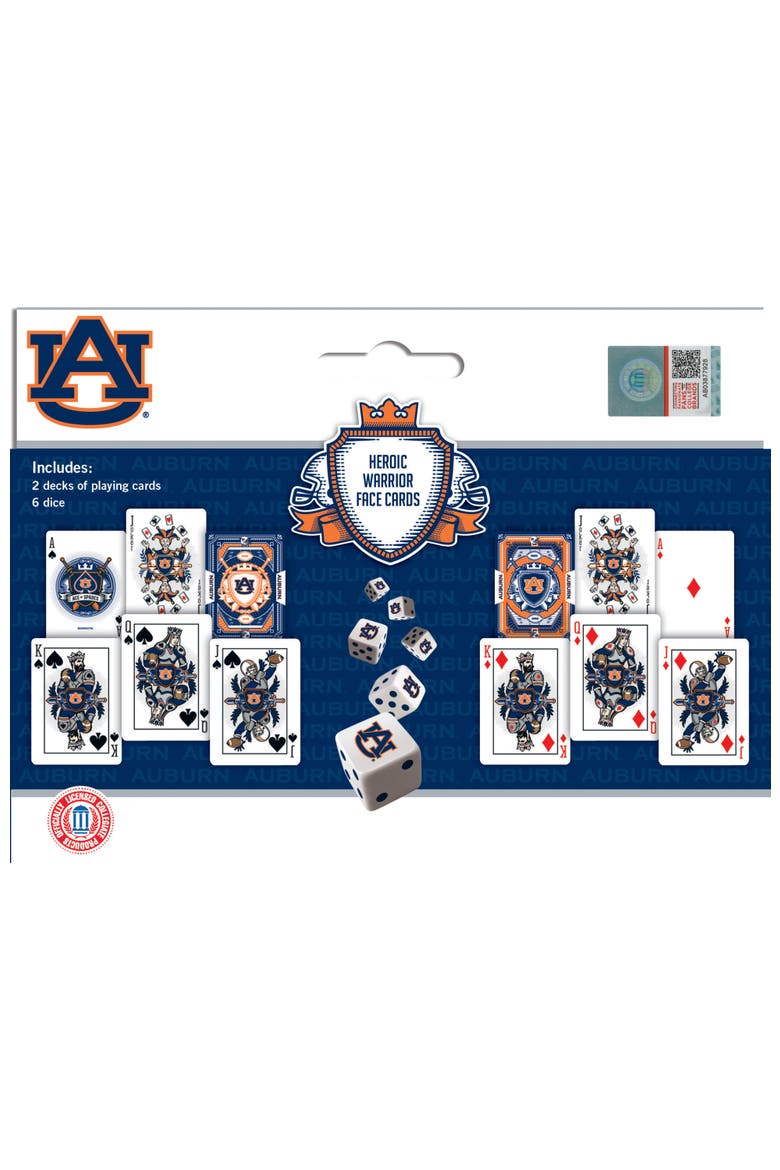 Auburn Tigers Playing Cards & Dice, Alternate, color, Multicolor