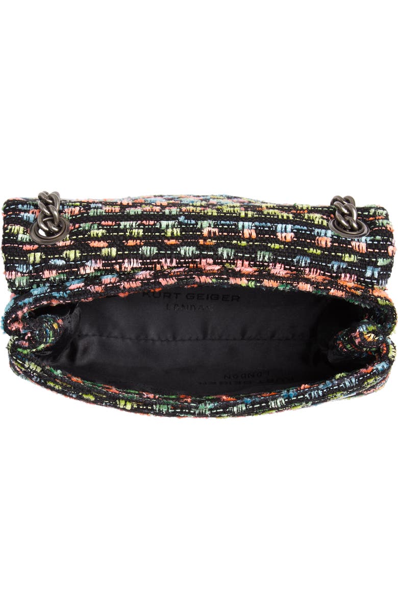 Kurt Geiger London Mini Kensington-X Tweed Shoulder Bag, Alternate, color,