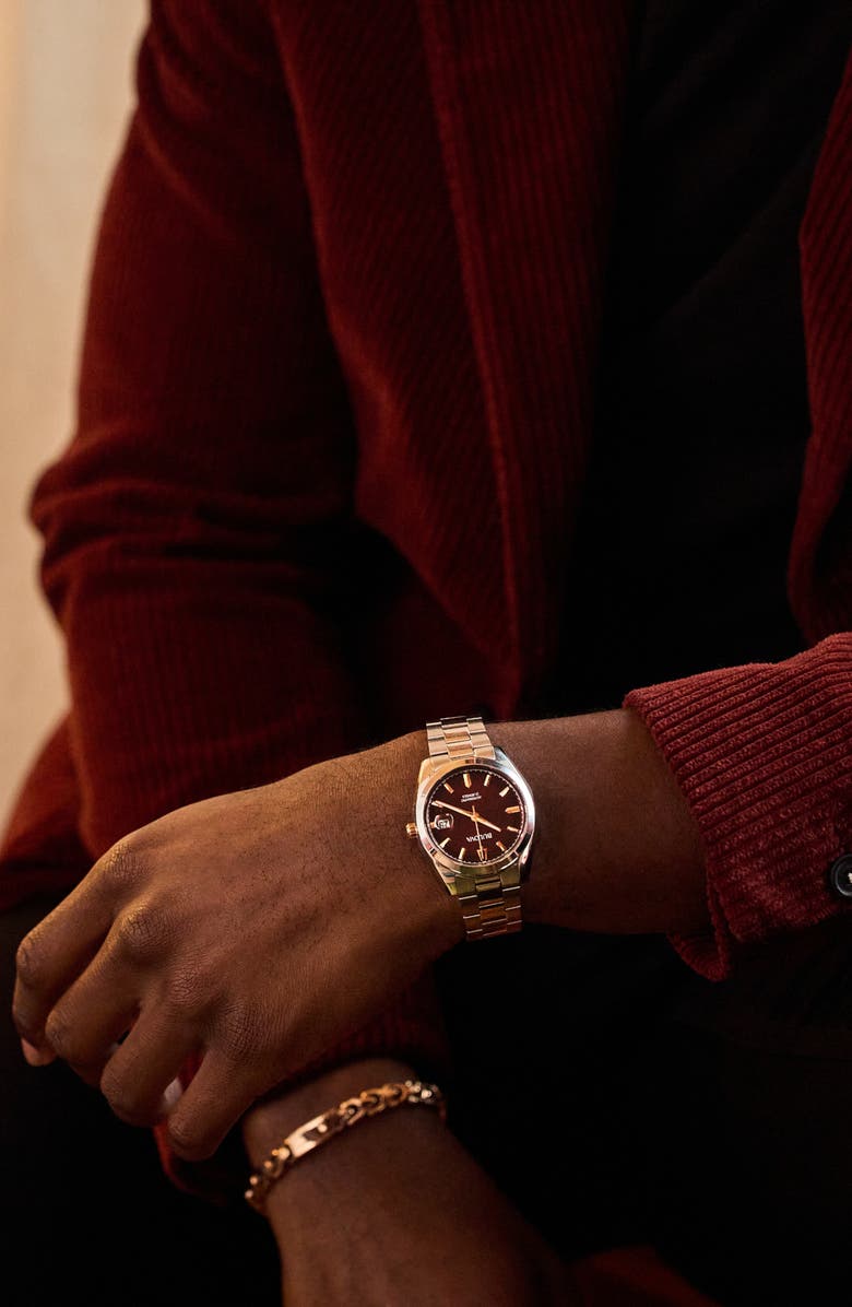 BULOVA Surveyor Bracelet Watch, 39mm, Alternate, color, Silver-Tone