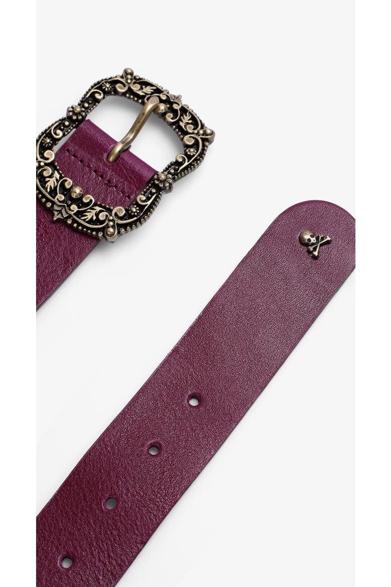 Braid Belt, Alternate, color, Purple