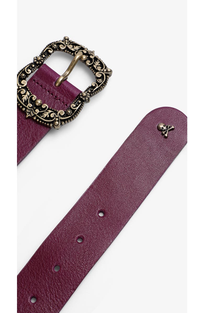 Scalpers Braid Belt, Alternate, color, Purple