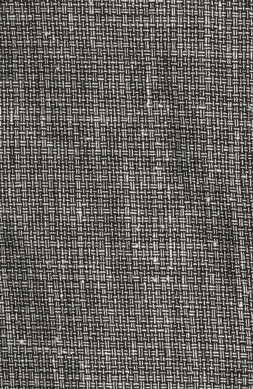 Frame Textured Short Sleeve Button-up Shirt In Black Multi