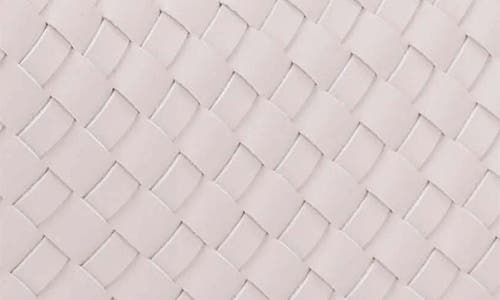 Emperia Libby Diamond Weave Twist Handle Shoulder Bag In Bone