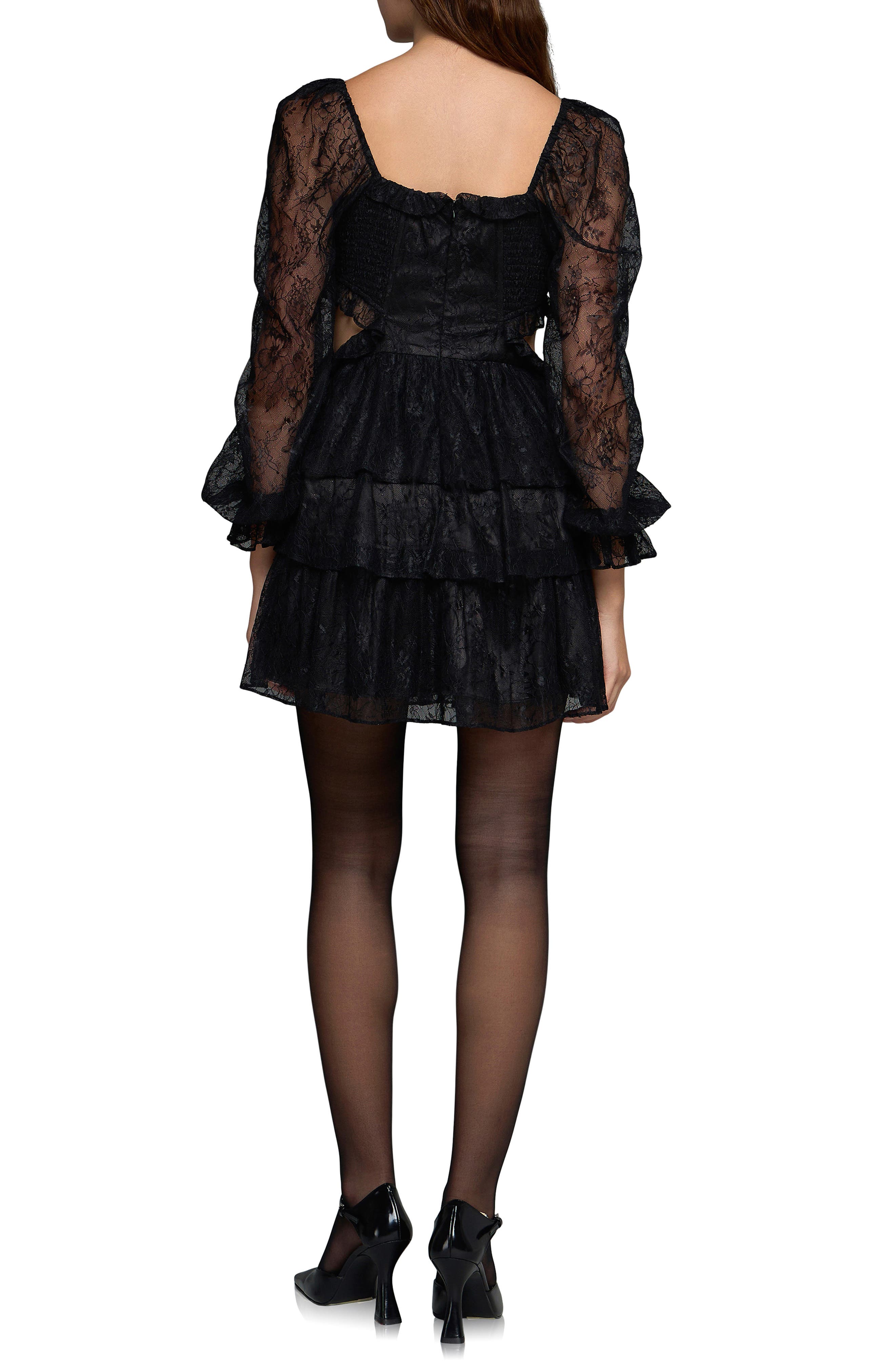 Premium Lace Cutout Minidress - image 2