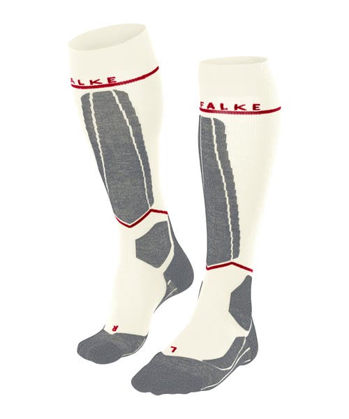 Falke Sk4 Advanced Compression Light Ski Socks In Neutral