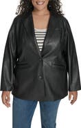Levi's® Faux Leather Blazer