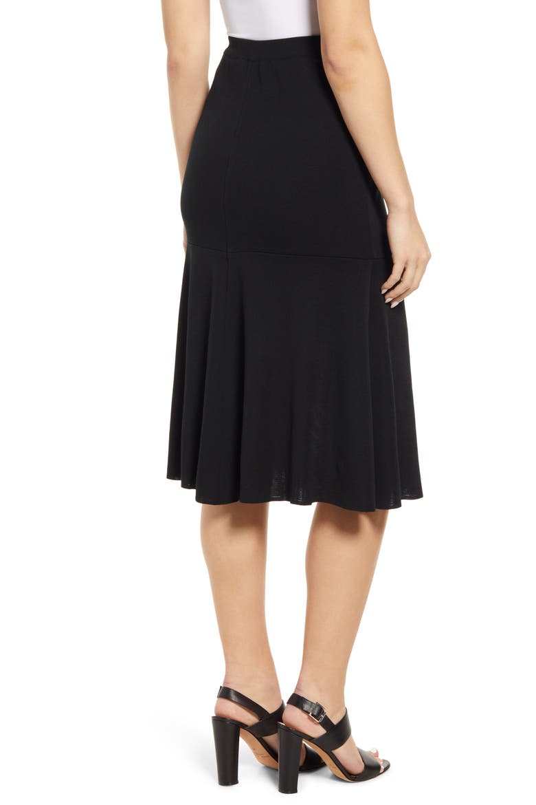 Flared Skirt, Alternate, color, BLACK