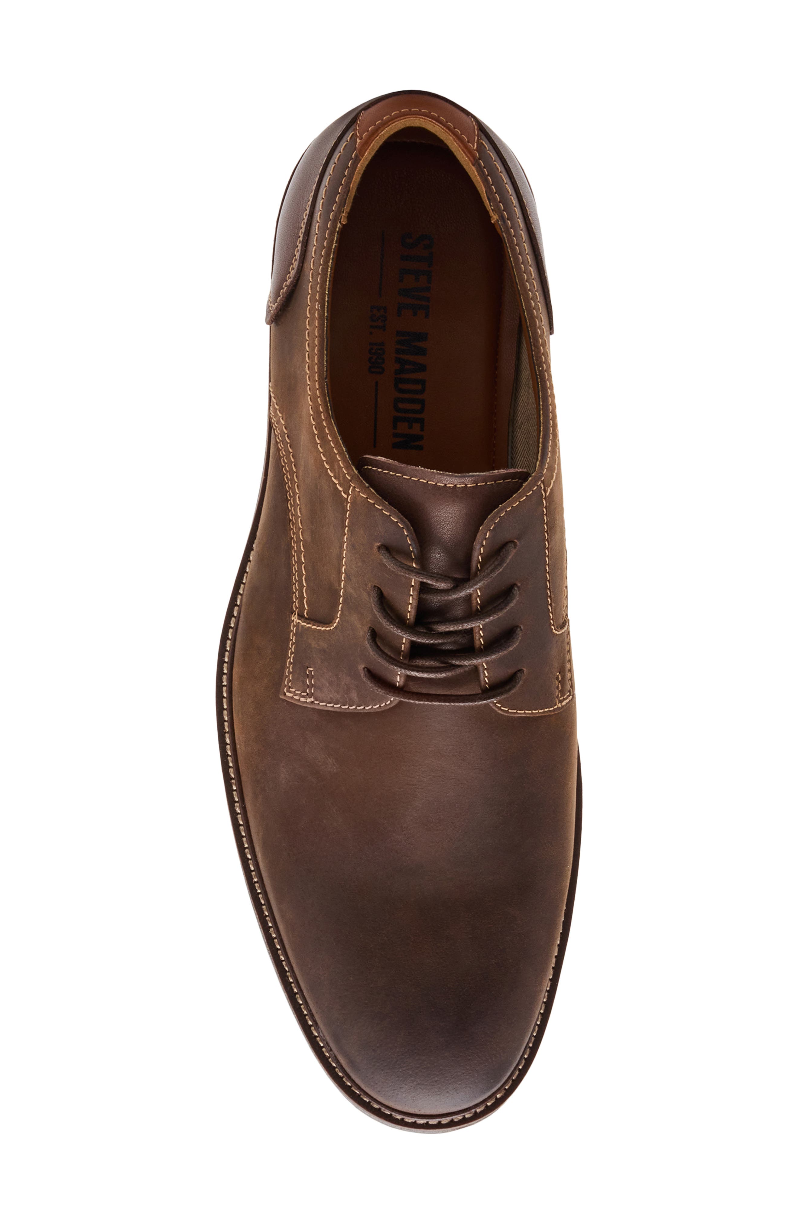 Steve Madden Carlsbad Derby, Alternate, color, Dark Brown