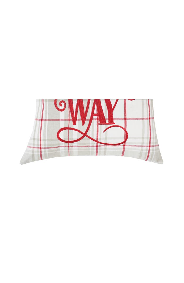 C&F Home Jingle All The Way Printed Christmas Throw Pillow, 18" x 18", Alternate, color, Red