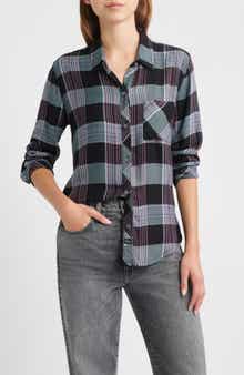Hunter Plaid Button-Up Shirt