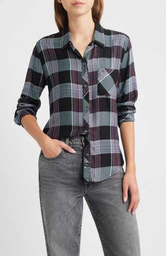 Hunter Plaid Button-Up Shirt