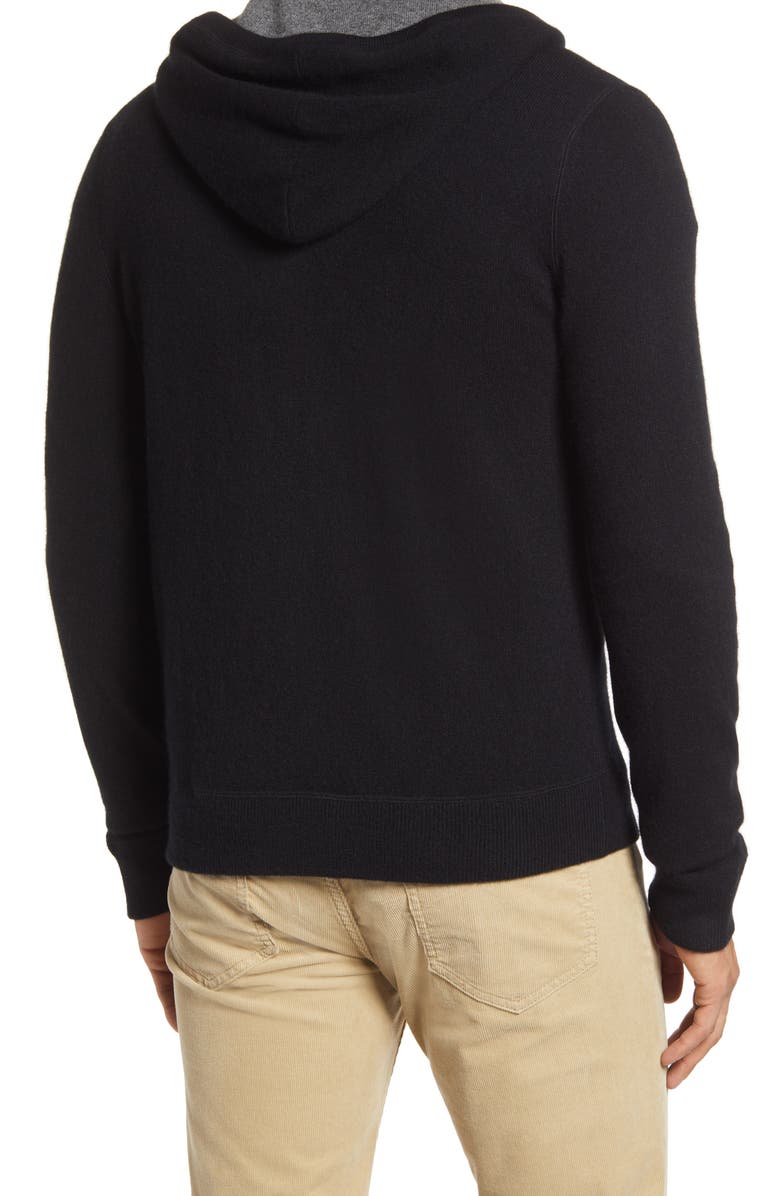 Vince Regular Fit Zip Cashmere Hoodie, Alternate, color, 