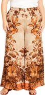 City Chic Swept Away Wide Leg Pants