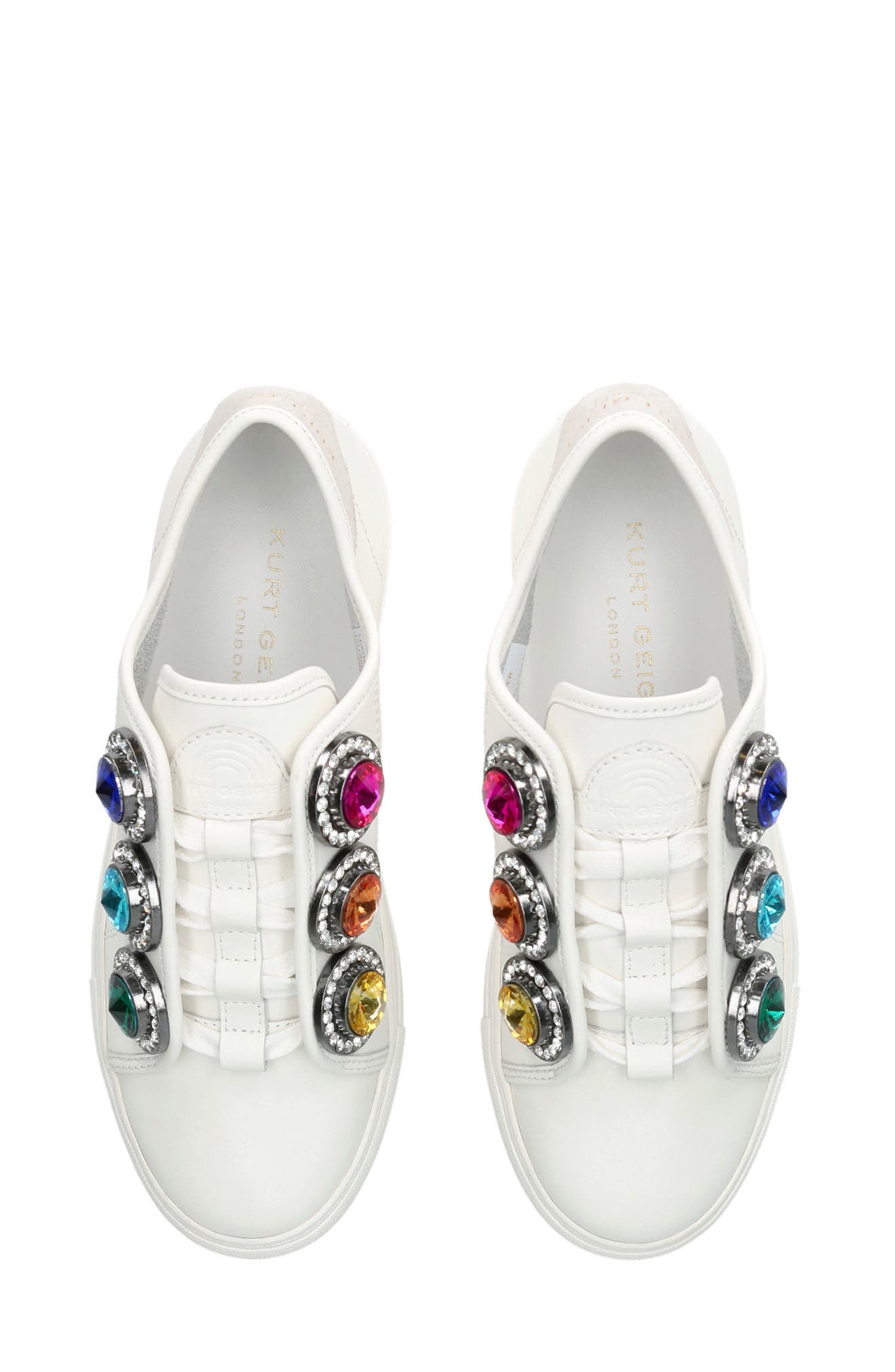 Kurt Geiger London Laney Octavia Sneaker, Alternate, color, White