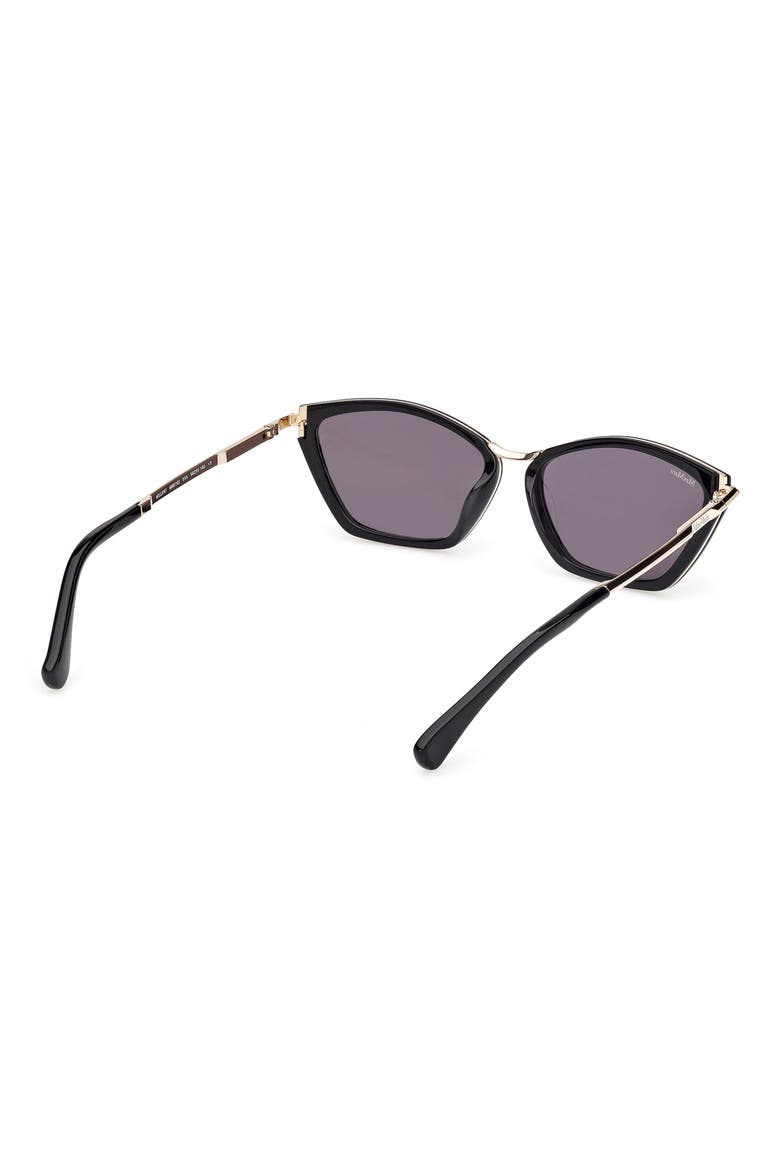 Miller 54mm Round Sunglasses, Alternate, color, BLACK/ PALE GOLD / SMOKE