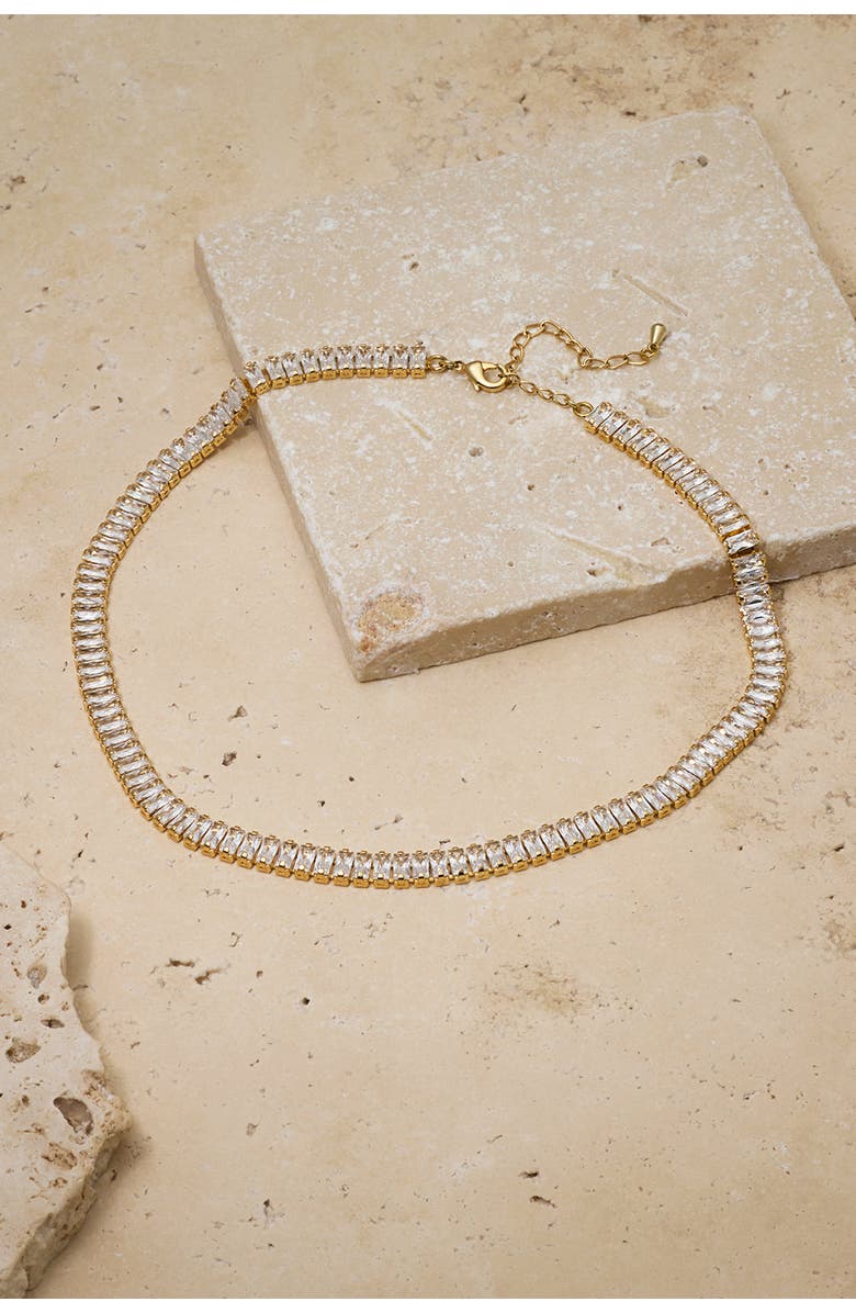 Untamed Petals Polly Crystal Choker, Main, color,