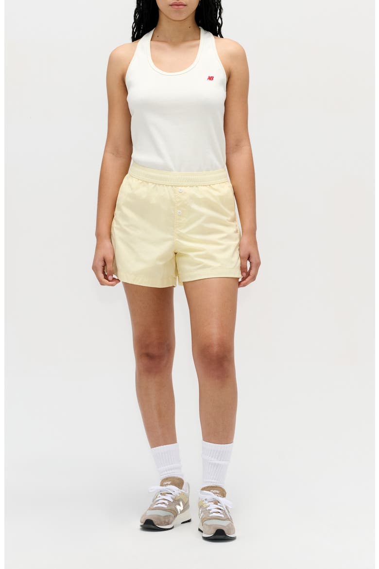 Made in USA Water Resistant Nylon Shorts, Alternate, color, DAWN GLOW