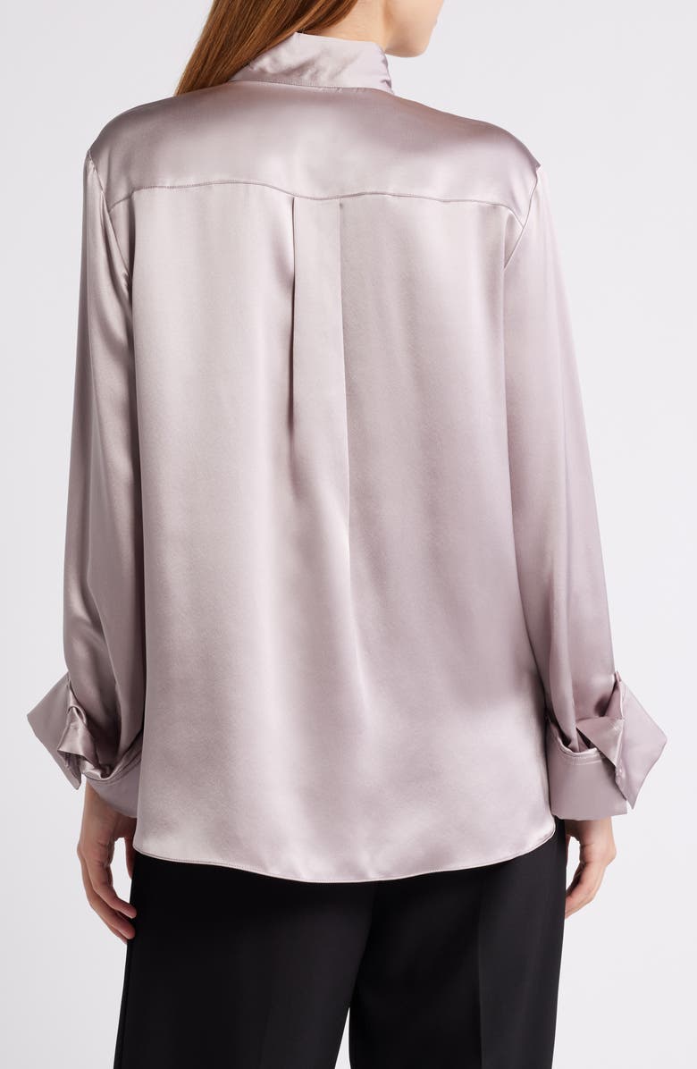 TWP Tie Neck Silk Shirt, Alternate, color, 