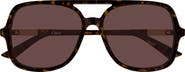 Chloé 57mm Navigator Sunglasses