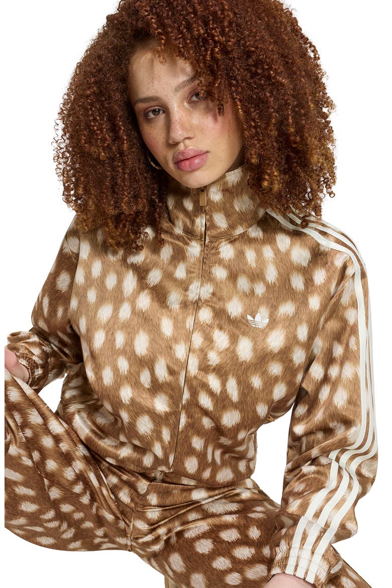 AOP TT Track Jacket, Alternate, color, BROWN DESERT