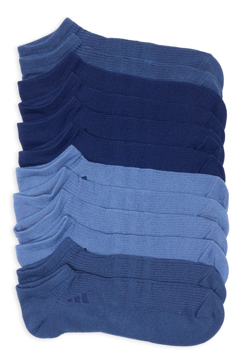 Superlite 3.0 6-Pack Assorted Ankle Socks, Main, color, DARK BLUE/ INDIGO/ CREW BLUE