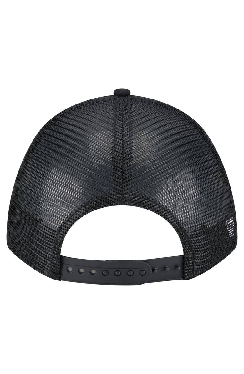 New Era Men's New Era Black Seattle Mariners Gradient 9FORTY A-Frame M-Crown Trucker Adjustable Hat, Alternate, color, Black